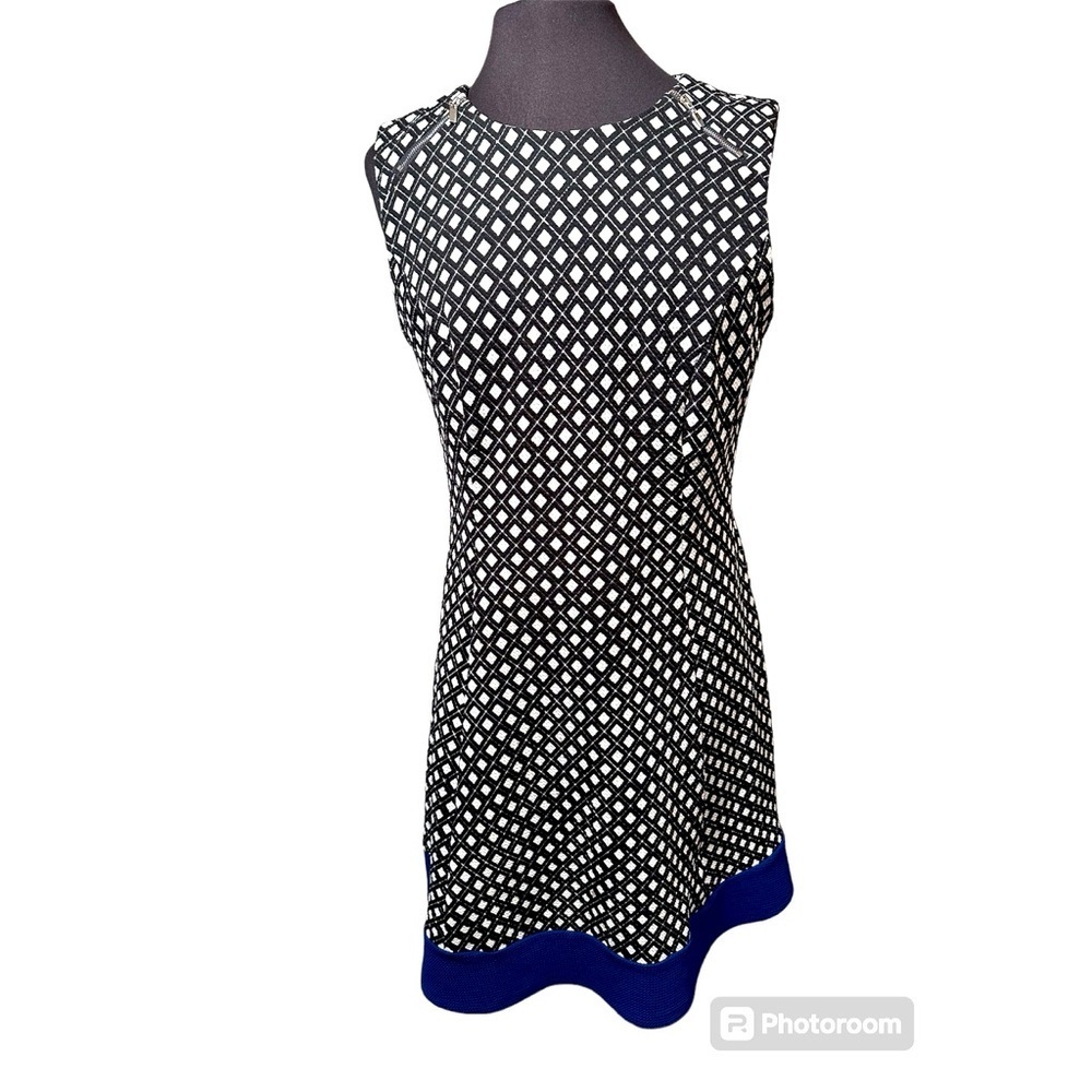 Alyx dress black-and-white geometric print sleeveless dress size 14